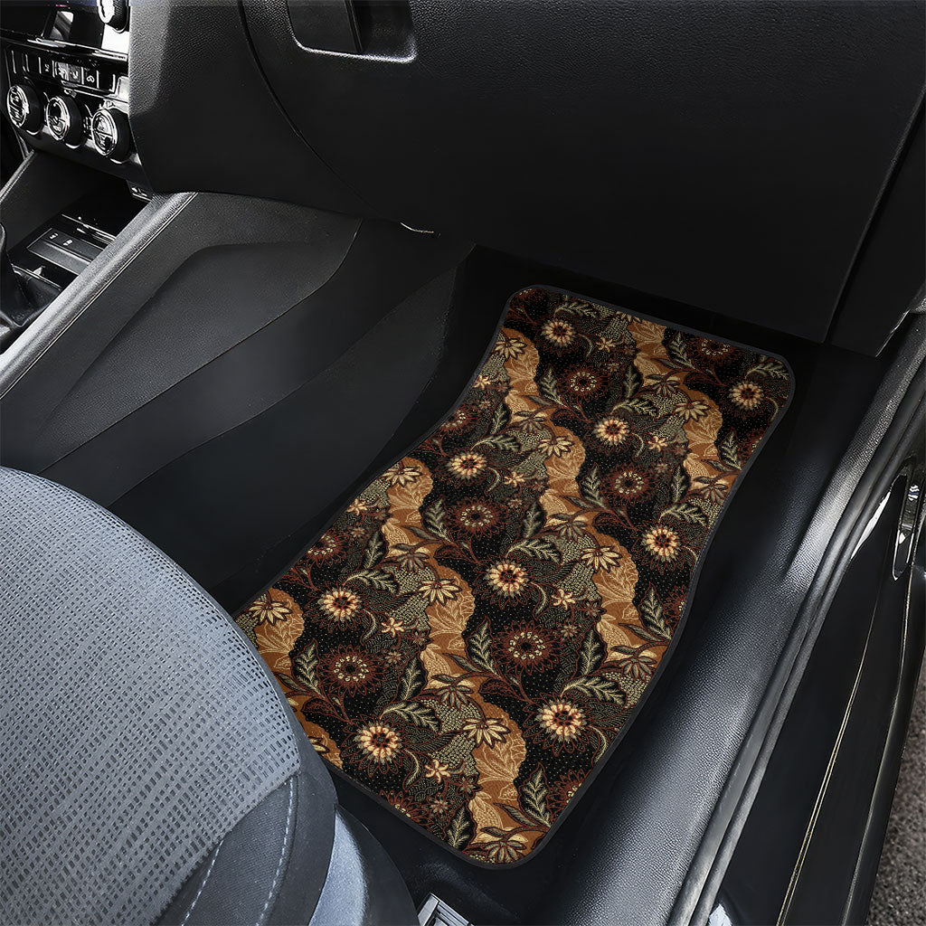 Batik Pedalaman Semen Lereng Style Car Mats Indonesian Traditional Pattern