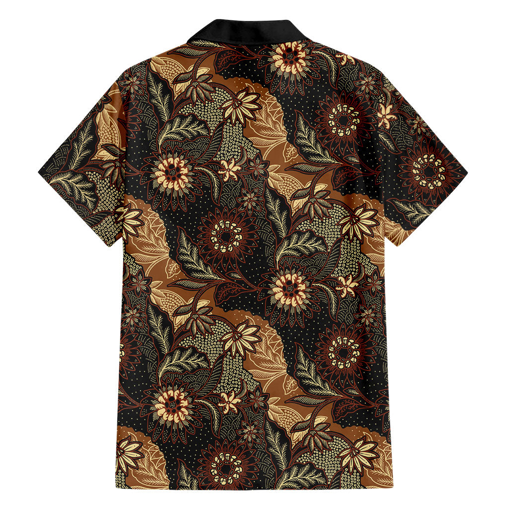 Batik Pedalaman Semen Lereng Style Family Matching Puletasi and Hawaiian Shirt Indonesian Traditional Pattern
