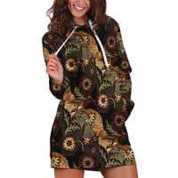 Batik Pedalaman Semen Lereng Style Hoodie Dress Indonesian Traditional Pattern