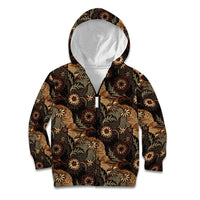Batik Pedalaman Semen Lereng Style Kid Hoodie Indonesian Traditional Pattern