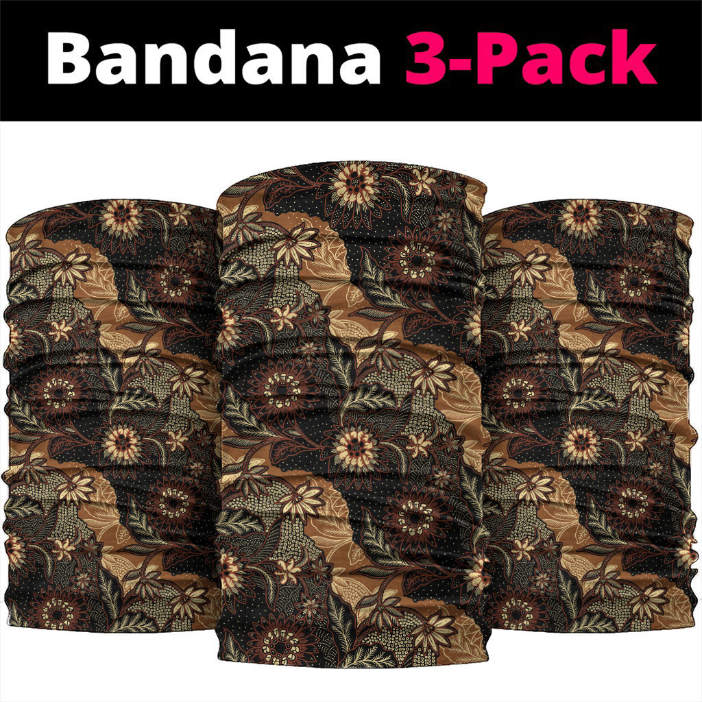 Batik Pedalaman Semen Lereng Style Neck Gaiter Indonesian Traditional Pattern