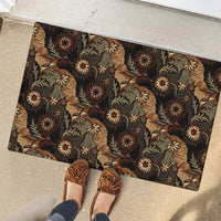 Batik Pedalaman Semen Lereng Style Rubber Doormat Indonesian Traditional Pattern