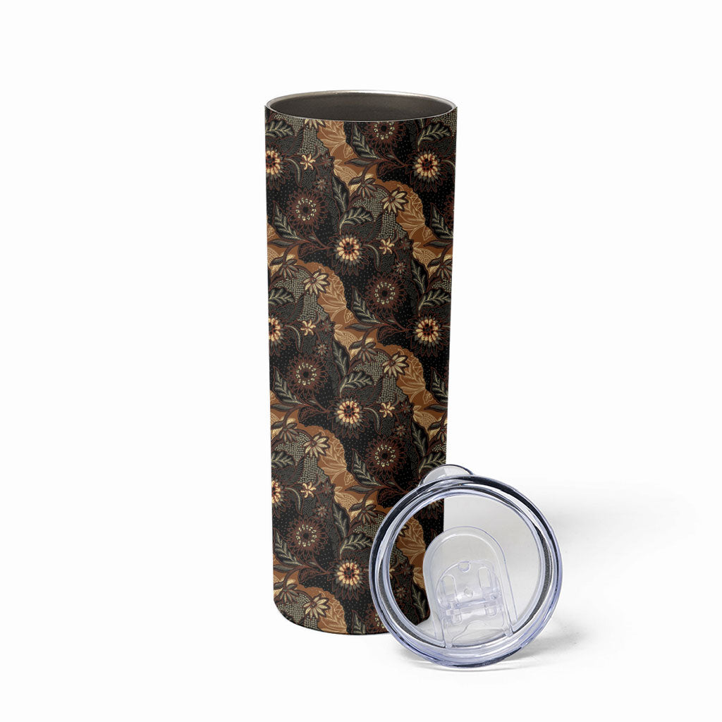 Batik Pedalaman Semen Lereng Style Skinny Tumbler Indonesian Traditional Pattern