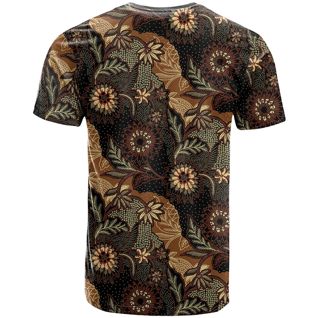 Batik Pedalaman Semen Lereng Style T Shirt Indonesian Traditional Pattern