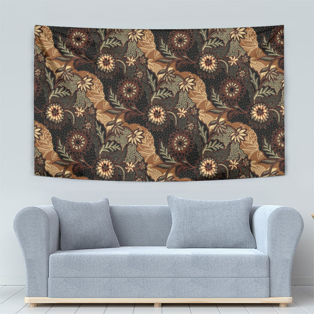 Batik Pedalaman Semen Lereng Style Tapestry Indonesian Traditional Pattern