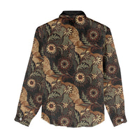 Batik Pedalaman Semen Lereng Style Women Casual Shirt Indonesian Traditional Pattern