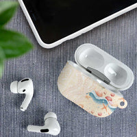 Beige Hawaii Lei Seashells Starfish AirPods Case Sandy Sylized LT01 - Polynesian Pride
