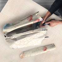 Beige Hawaii Lei Seashells Starfish Umbrella Sandy Sylized LT01 - Polynesian Pride