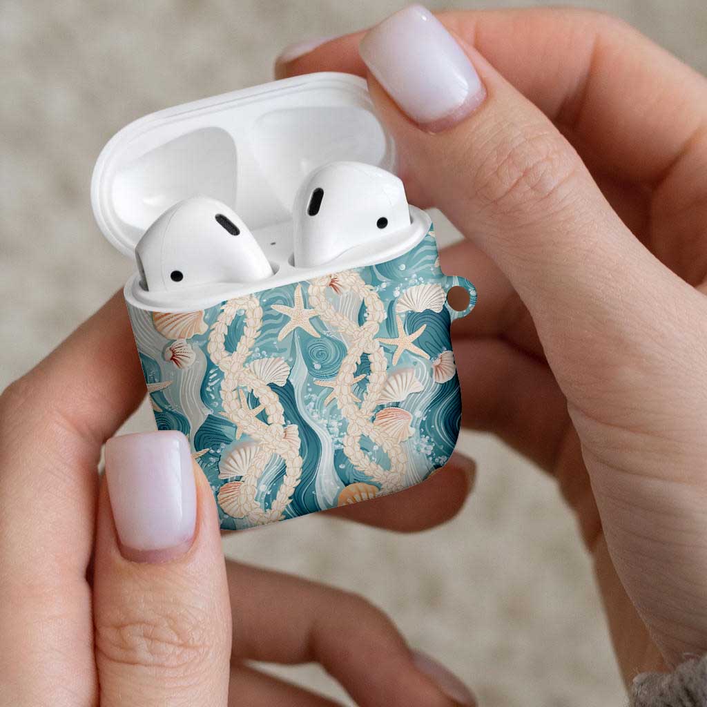 Hawaii Lei Seashells Starfish AirPods Case Fresh Summer Vibe LT01 - Polynesian Pride