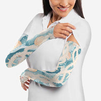 Hawaii Lei Seashells Starfish Arm Sleeves Fresh Summer Vibe - Polynesian Pride