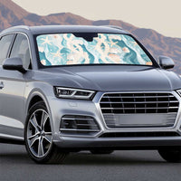 Hawaii Lei Seashells Starfish Auto Sun Shade Fresh Summer Vibe - Polynesian Pride