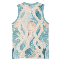 Hawaii Lei Seashells Starfish Basketball Jersey Fresh Summer Vibe LT01 - Polynesian Pride