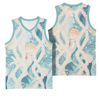 Hawaii Lei Seashells Starfish Basketball Jersey Fresh Summer Vibe LT01 - Polynesian Pride
