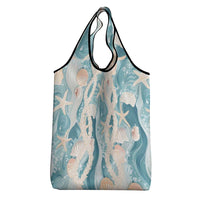 Hawaii Lei Seashells Starfish Grocery Bag Fresh Summer Vibe LT01 - Polynesian Pride
