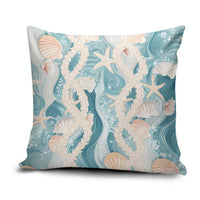 Hawaii Lei Seashells Starfish Pillow Cover Fresh Summer Vibe - Polynesian Pride