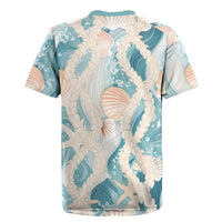 Hawaii Lei Seashells Starfish Rugby Jersey Fresh Summer Vibe LT01 - Polynesian Pride