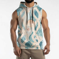 Hawaii Lei Seashells Starfish Sleeveless Hoodie Fresh Summer Vibe LT01 - Polynesian Pride
