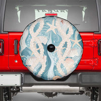 Hawaii Lei Seashells Starfish Spare Tire Cover Fresh Summer Vibe - Polynesian Pride