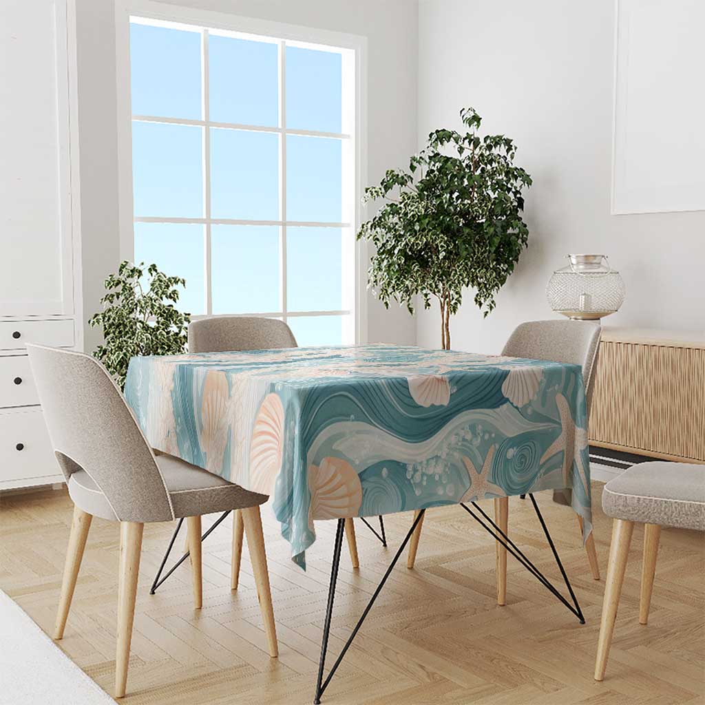 Hawaii Lei Seashells Starfish Tablecloth Fresh Summer Vibe LT01 - Polynesian Pride