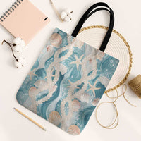 Hawaii Lei Seashells Starfish Tote Bag Fresh Summer Vibe - Polynesian Pride