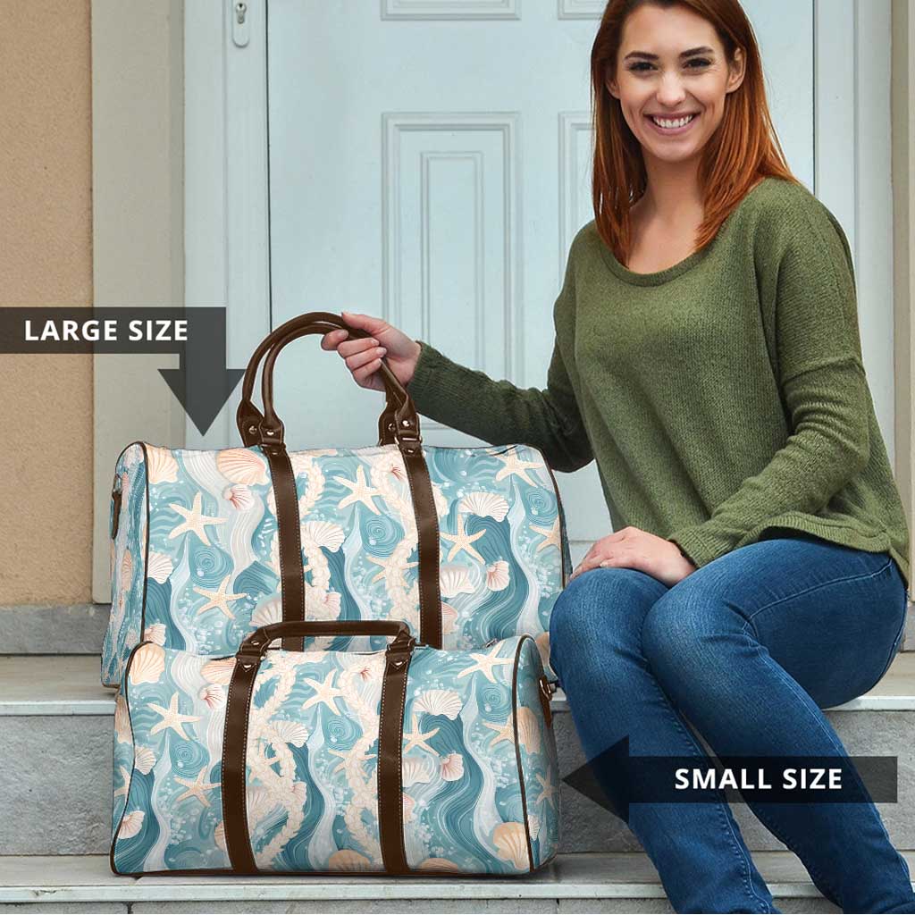 Hawaii Lei Seashells Starfish Travel Bag Fresh Summer Vibe - Polynesian Pride