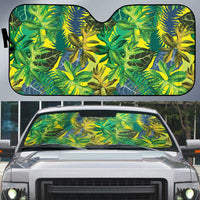 Hawaii Summer Tropical Leaves Auto Sun Shade - Polynesian Pride