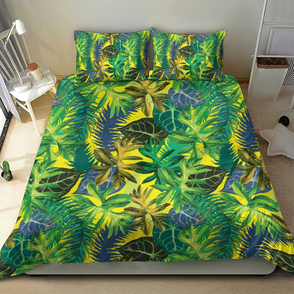 Hawaii Summer Tropical Leaves Bedding Set - Polynesian Pride
