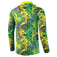 Hawaii Summer Tropical Leaves Button Sweatshirt LT01 - Polynesian Pride