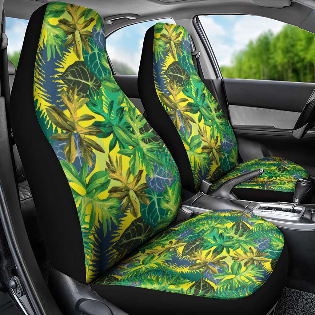 Hawaii Summer Tropical Leaves Car Seat Cover - Polynesian Pride