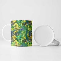 Hawaii Summer Tropical Leaves Ceramic Mug - Polynesian Pride