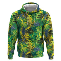 Hawaii Summer Tropical Leaves Hoodie - Polynesian Pride