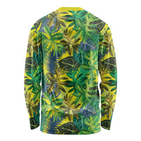 Hawaii Summer Tropical Leaves Long Sleeve Shirt LT01 - Polynesian Pride