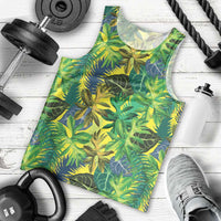 Hawaii Summer Tropical Leaves Men Tank Top LT01 - Polynesian Pride