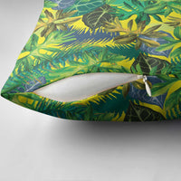 Hawaii Summer Tropical Leaves Pillow Cover - Polynesian Pride