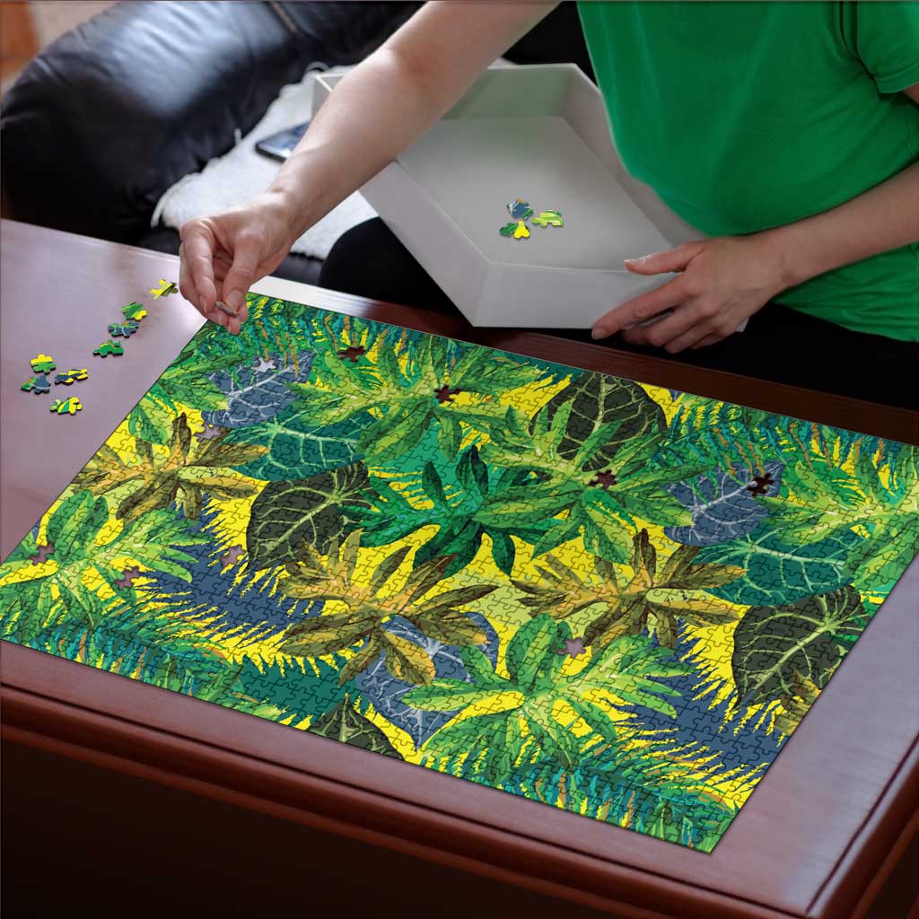Hawaii Summer Tropical Leaves Puzzle - Polynesian Pride