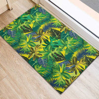 Hawaii Summer Tropical Leaves Rubber Doormat LT01 - Polynesian Pride