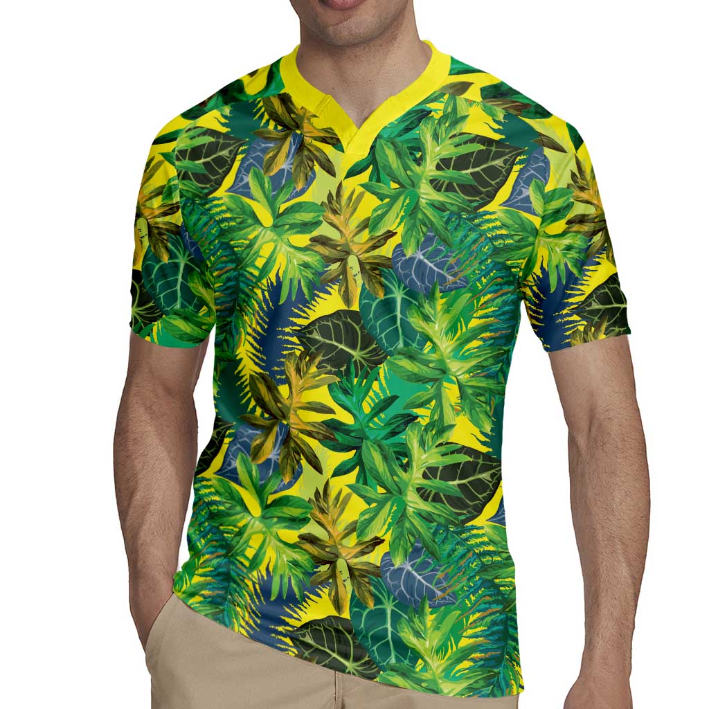 Hawaii Summer Tropical Leaves Rugby Jersey LT01 - Polynesian Pride