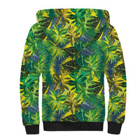 Hawaii Summer Tropical Leaves Sherpa Hoodie LT01 - Polynesian Pride