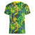 Hawaii Summer Tropical Leaves Women V-Neck T-Shirt - Polynesian Pride