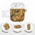 Hawaii Gold Tropical Leaves AirPods Case - Polynesian Pride
