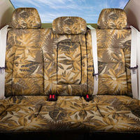 Hawaii Gold Tropical Leaves Back Car Seat Cover - Polynesian Pride