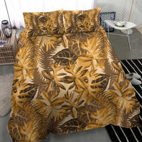 Hawaii Gold Tropical Leaves Bedding Set - Polynesian Pride