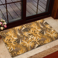 Hawaii Gold Tropical Leaves Rubber Doormat LT01 - Polynesian Pride
