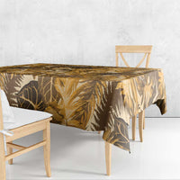 Hawaii Gold Tropical Leaves Tablecloth LT01 - Polynesian Pride