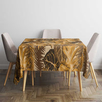 Hawaii Gold Tropical Leaves Tablecloth LT01 - Polynesian Pride