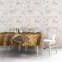 Hawaii Gold Tropical Leaves Tablecloth LT01 - Polynesian Pride