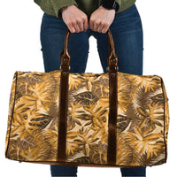 Hawaii Gold Tropical Leaves Travel Bag - Polynesian Pride