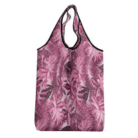 Hawaii Pink Tropical Leaves Grocery Bag LT01 - Polynesian Pride