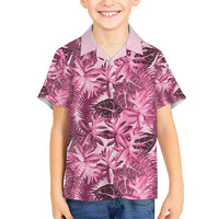 Hawaii Pink Tropical Leaves Hawaiian Shirt - Polynesian Pride
