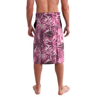 Hawaii Pink Tropical Leaves Lavalava - Polynesian Pride